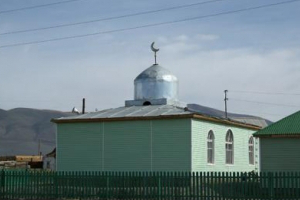 Мечеть казахского села Кош-Агач в республике Алтай