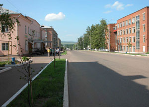 Улица в г.Вятские Поляны. Фото http://musha.narod.ru