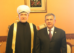 В Москве состоялась встреча муфтия Равиля Гайнутдина и президента Татарстана Рустама Минниханова