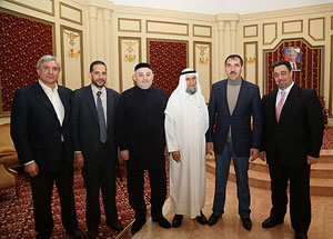 Юнус-Бек Евкуров встретился с делегацией Всемирного Союза мусульманских учёных. Фото http://www.ingushetia.ru