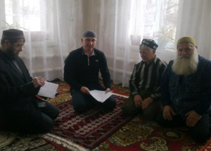 В Соборной мечети г.Калининска состоялось собрание имамов трех районов. Фото http://dumso.ru