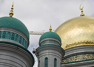 Курсанты Московского пограничного института ФСБ России посетили Соборную мечеть