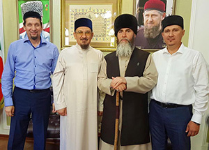 Встреча муфтия Саратовской области с муфтием Чеченской Республики