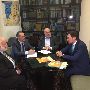 Дамир Мухетдинов на встрече с активом Исламской комиссии Испании во главе с президентом Риайем Татари