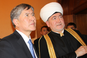 Встреча Муфтия Равиля Гайнутдина с Президентом Кыргызстана Алмазбеком Атамбаевым