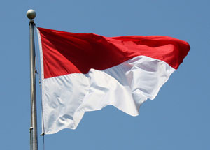 Флаг Индонезии. Фото www.flickr.com