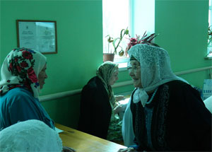 Автор многочисленных книг, известная проповедница Рашида Исхакый посетила центр для незрячих при мечети «Сулейман». Фото http://www.suleiman.ru