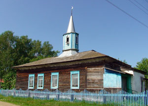 Мечеть деревне Бишково Свердловской области до реконструкции (фото 2011 г.)