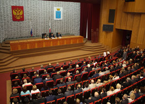 Мукаддас Бибарсов принял участие в церемонии представления нового ГФИ. Фото http://dumso.ru