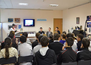 Активисты Молодежного отдела ДУМ РБ встретились с учащимися старших классов одной из уфимских гимназий