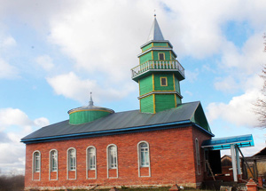 Соборная мечеть в Татар Вагае на стадии строительства