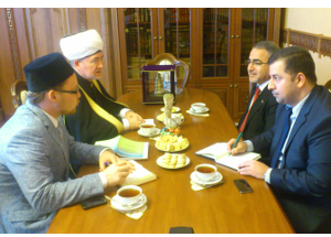 Муфтий Равиль Гайнутдин встретился с послом Ирака Исмаилом Шафиком Мухсином