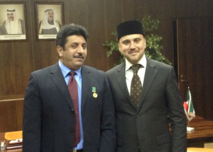 Чрезвычайный и Полномочный Посол Кувейта награжден медалью «За духовное единение» 
