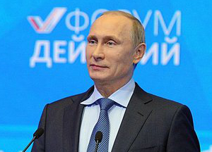 Владимир Путин на конференции Общероссийского народного фронта. Фото: kremlin.ru