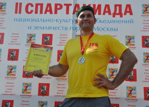 Артур Нигматуллин занял второе место в дисциплине мас-рестлинг в абсолютном весе