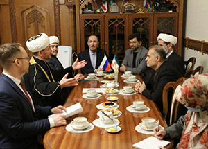 Встреча муфтия Гайнутдина с послом Ирана в РФ Каземом Джалали