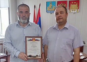 Глава города Галич отметил большую социальную и волонтерскую работу мусульманской общины и ее председателя Али Гаджимурадова