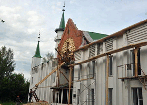 В Саранске ведутся активные работы по реконструкции Соборной мечети. Фото http://islaminmr.com
