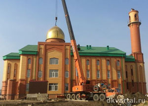 В башне строящейся мечети в Кировском районе Новосибирска был обнаружен подозрительный предмет
