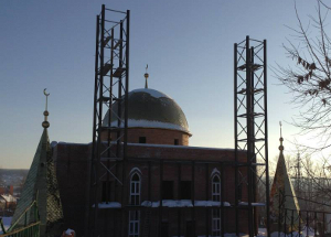 На фото: Строящаяся Соборная мечеть Пензы